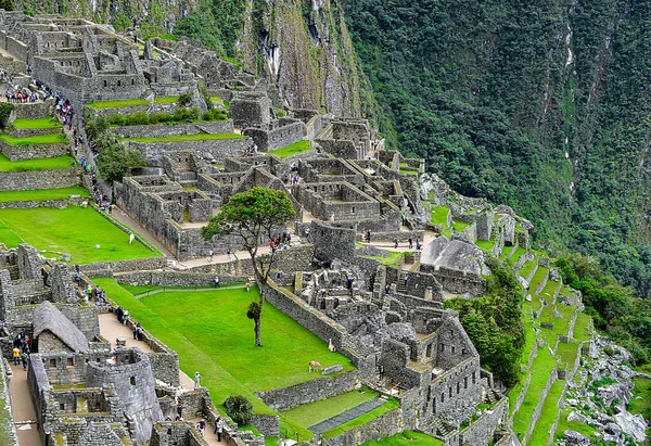 Buildings Machu Picchu Machu Picchu Has 200 Buildings Most Often — Stock Photo, Image