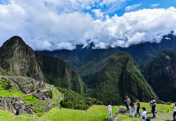 Huayna Picchu Peru Urubamba Nehri Nin Büktüğü Bir Dağdır Bölge — Stok fotoğraf