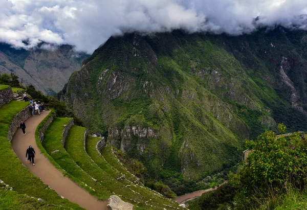 Rodeado Por Mistério Charme Tradições Machu Pichu Símbolo Mais Famoso — Fotografia de Stock