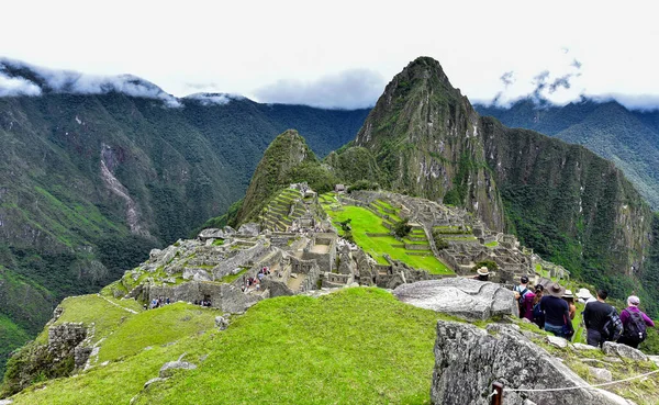 Huayna Picchu Гора Перу Якій Гине Річка Урубамба Розташований Регіоні — стокове фото