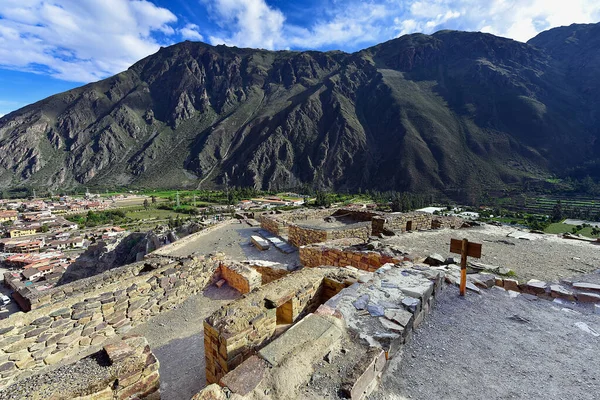 Ollantaytambo Una Ciudad Sitio Arqueológico Inca Sur Perú Unos Por — Foto de Stock