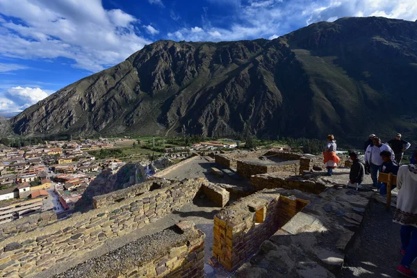 Ollantaytambo Una Ciudad Sitio Arqueológico Inca Sur Perú Unos Por —  Fotos de Stock