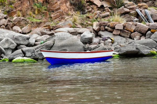 Taquile Una Isla Lado Peruano Del Lago Titicaca Ciudad Puno — Foto de Stock