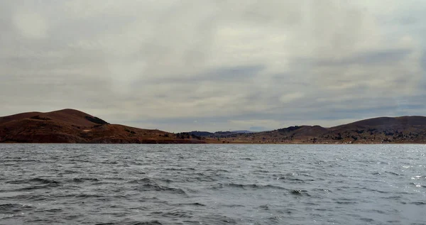 Titicaca See Rumänisch Lacul Frumos Puno Ist Ein See Einer — Stockfoto