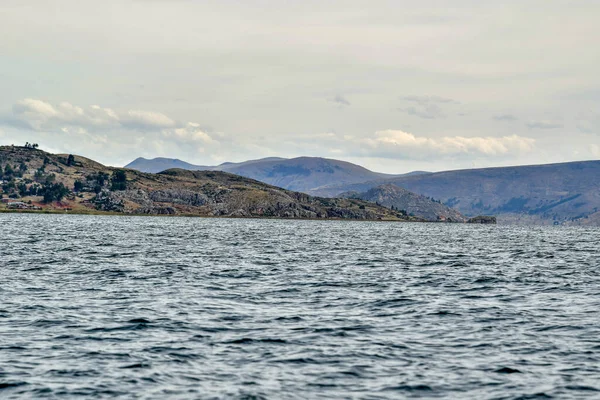 Titicaca See Rumänisch Lacul Frumos Puno Ist Ein See Einer — Stockfoto