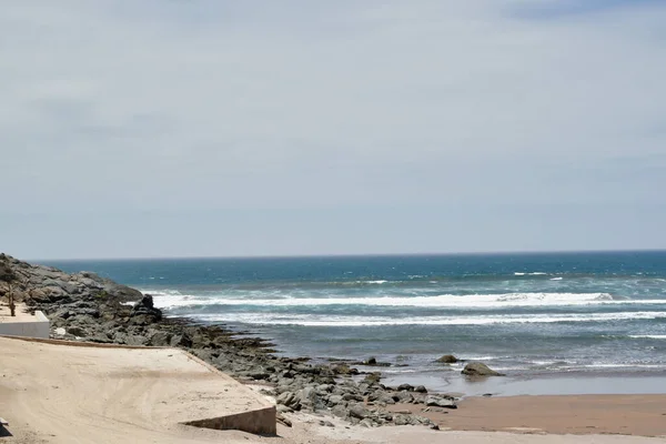 Die Peruanische Pazifikküste Dies Ist Die Küstenregion Perus Die Der — Stockfoto