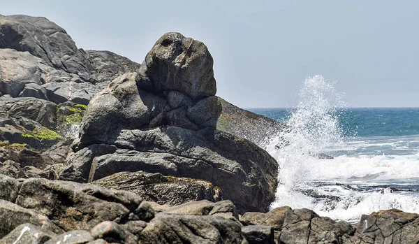 Peruaanse Pacifische Kust Dit Het Kustgebied Van Peru Langs Pacifische — Stockfoto