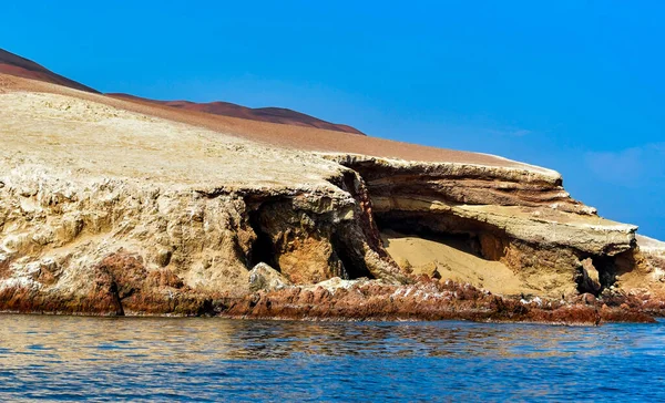 Die Ballestas Inseln Bestehen Größtenteils Aus Von Wellen Und Winden — Stockfoto