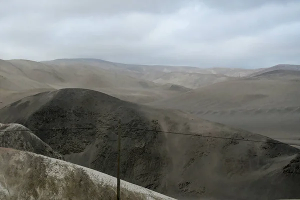 Andes Mountains Peru Longest Mountain Range World Stretch West Coast — Stock Photo, Image