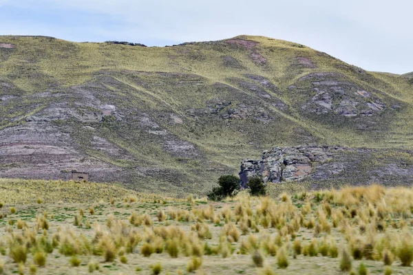 Βουνά Των Άνδεων Περού Είναι Μεγαλύτερη Οροσειρά Στον Κόσμο Εκτείνονται — Φωτογραφία Αρχείου