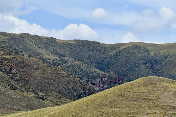 Andánské Pohoří Peru Nejdelší Horské Pásmo Světě Rozprostírají Podél Západního — Stock fotografie