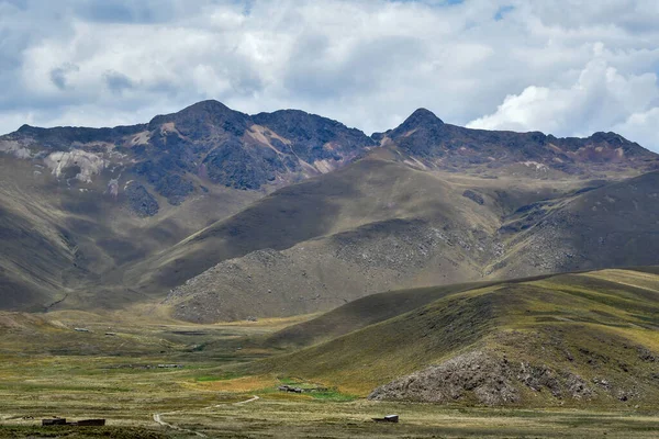 Het Andesgebergte Peru Langste Bergketen Ter Wereld Strekken Zich Uit — Stockfoto