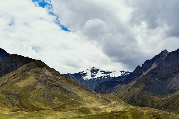 Cordilheira Dos Andes Peru Maior Cordilheira Mundo Eles Estendem Longo — Fotografia de Stock