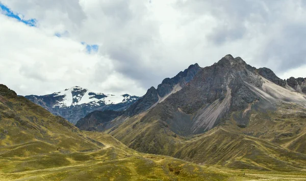 Andes Mountains Peru Longest Mountain Range World Stretch West Coast — Stock Photo, Image