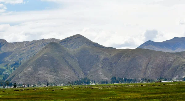 Andánské Pohoří Peru Nejdelší Horské Pásmo Světě Rozprostírají Podél Západního — Stock fotografie