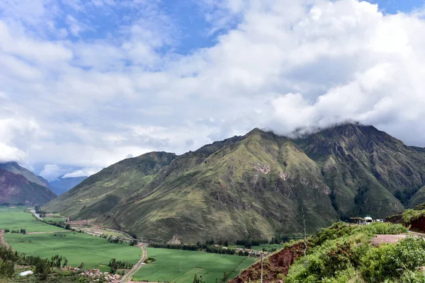 Andánské Pohoří Peru Nejdelší Horské Pásmo Světě Rozprostírají Podél Západního — Stock fotografie