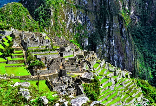 Foto Huayna Picchu Una Montaña Perú Que Río Urubamba Dobla — Foto de Stock