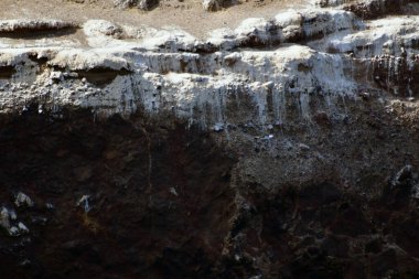 Ballestas Adaları 'ndaki Rockestas Adaları - Pasifik Okyanusu manzarası Ballestas Adaları büyük ölçüde kaya oluşumlarından oluşur, dalgalar ve rüzgarlar tarafından aşınmış, şaşırtıcı şekillerde.. 