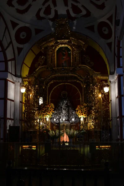 Interior Saint Francis Monastery Basilica Cathedral Lima Roman Catholic Cathedral — Stock Photo, Image