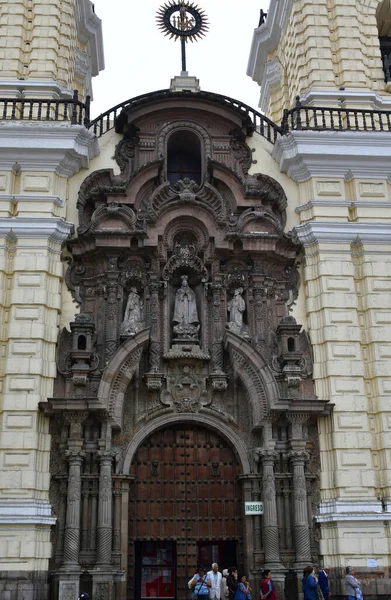 Monasterio San Francisco Uno Los Asentamientos Más Antiguos Tipo Lima — Foto de Stock