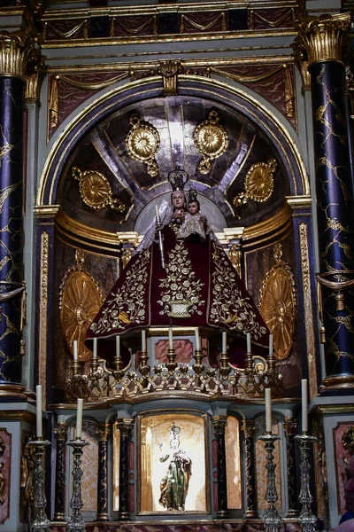 Interior Mosteiro São Francisco Catedral Basílica Lima Uma Catedral Católica — Fotografia de Stock