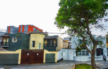 Miraflores-Lima-Peru mahallesindeki binalar.