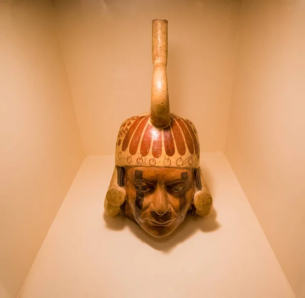 Peruvian Pottery Pre Columbian Erapre Columbian Civilizations Were Made Those — Stock Photo, Image