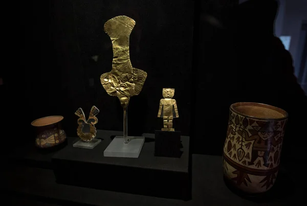 Jóias Peruanas Ornamentos Objetos Culto Armas Era Pré Colombiana Civilizações — Fotografia de Stock