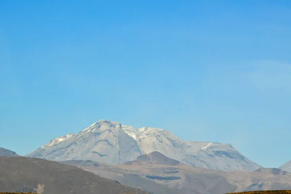 Andes Cordilleras Kilátás Altiplanoaz Andok Hegység Világ Leghosszabb Hegyvonulata Dél — Stock Fotó