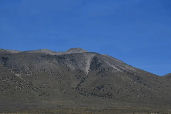 Altiplanoから見るアンデス山脈アンデス山脈は世界で最も長い山脈です 南米の西海岸に沿って伸び ペルー ボリビアなどのいくつかの地域で2つ以上の平行鎖で構成されています — ストック写真