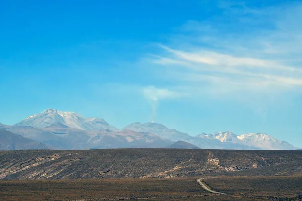 Anden Kordilleren Blick Vom Altiplanodie Anden Sind Das Längste Gebirge — Stockfoto