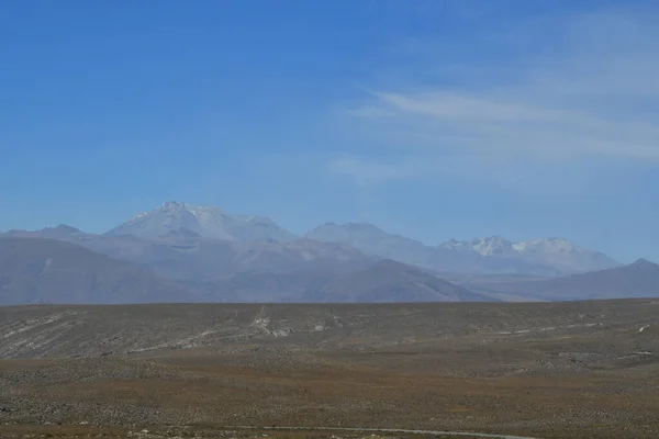 Andes Cordilleras Pohled Altiplanothe Andes Hory Jsou Nejdelší Pohoří Světě — Stock fotografie