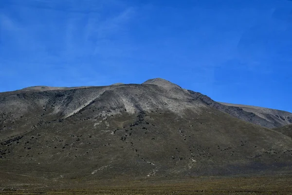 Altiplanoから見るアンデス山脈アンデス山脈は世界で最も長い山脈です 南米の西海岸に沿って伸び ペルー ボリビアなどのいくつかの地域で2つ以上の平行鎖で構成されています — ストック写真