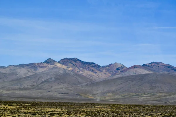 Andes Cordilleras Άποψη Από Altiplanoτα Βουνά Των Άνδεων Είναι Μεγαλύτερη — Φωτογραφία Αρχείου