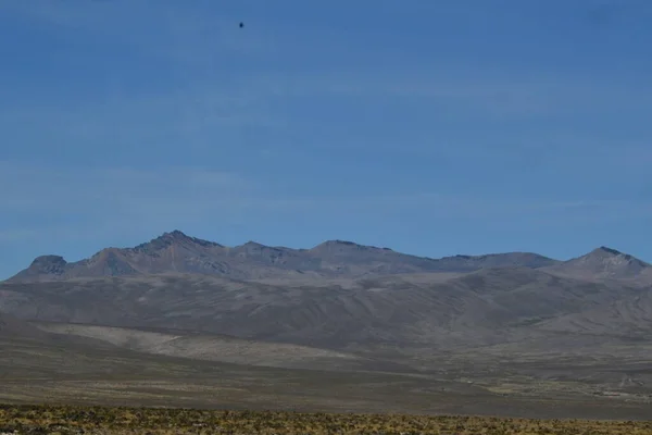Andes Cordilleras Άποψη Από Altiplanoτα Βουνά Των Άνδεων Είναι Μεγαλύτερη — Φωτογραφία Αρχείου