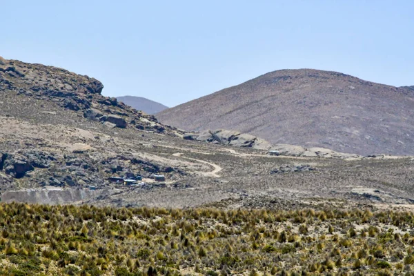 Cordilheiras Dos Andes Vista Altiplanoas Montanhas Dos Andes São Maior — Fotografia de Stock