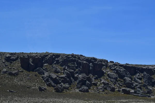 Andes Cordilleras Άποψη Από Altiplanoτα Βουνά Των Άνδεων Είναι Μεγαλύτερη — Φωτογραφία Αρχείου