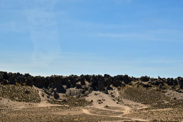 Andes Cordilleras Άποψη Από Altiplanoτα Βουνά Των Άνδεων Είναι Μεγαλύτερη — Φωτογραφία Αρχείου