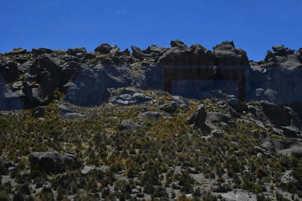 Анди Кордильєри Altiplanothe Andes Mountains Найдовшим Гірським Хребтом Світі Вони — стокове фото