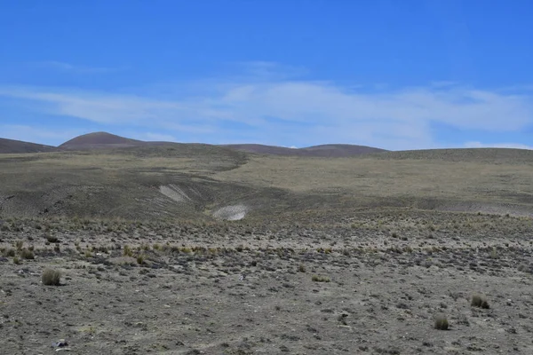 Altiplano Oder Das Andenplateau Südamerika Ist Das Gebiet Dem Die — Stockfoto