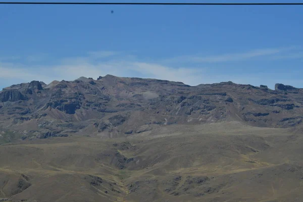 Andes Cordilleras Utsikt Från Altiplanoanderna Den Längsta Bergskedjan Världen Sträcker — Stockfoto