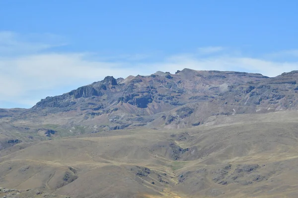 Cordilheiras Dos Andes Vista Altiplanoas Montanhas Dos Andes São Maior — Fotografia de Stock