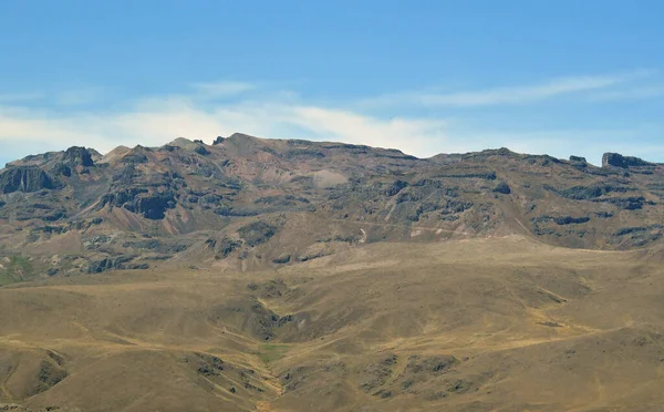 Cordilheiras Dos Andes Vista Altiplanoas Montanhas Dos Andes São Maior — Fotografia de Stock