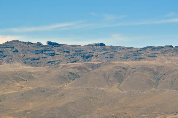 Cordillères Des Andes Vue Depuis Altiplanoles Andes Sont Longue Chaîne — Photo