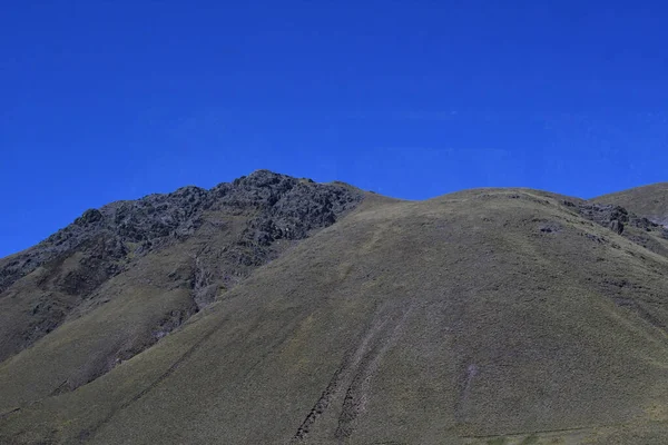 Widok Andów Cordilleras Altiplanogóry Andów Najdłuższym Pasmem Górskim Świecie Rozciągają — Zdjęcie stockowe