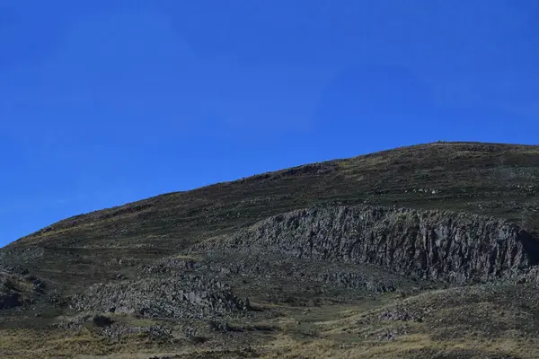 Pemandangan Andes Cordilleras Dari Altiplanothe Andes Mountains Adalah Pegunungan Terpanjang — Stok Foto