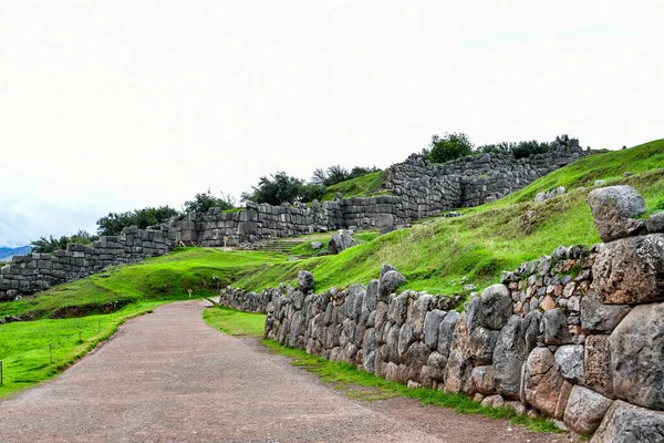 Pukapukara Fortaleza Roja Las Piedras Utilizadas Construcción Fortaleza Son Más — Foto de Stock