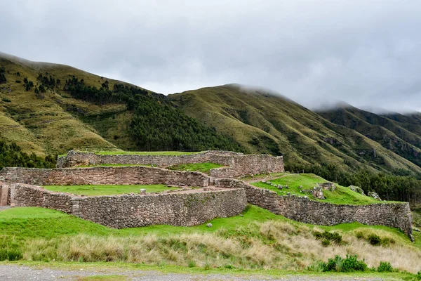 Pukapukara Fortaleza Roja Las Piedras Utilizadas Construcción Fortaleza Son Más — Foto de Stock