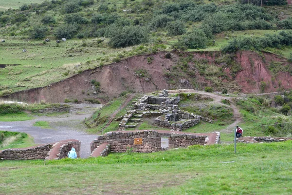 Pukapukara Forteresse Rouge Les Pierres Utilisées Dans Construction Forteresse Sont — Photo