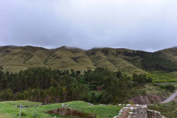 Pukapukara Fortaleza Roja Las Piedras Utilizadas Construcción Fortaleza Son Más — Foto de Stock